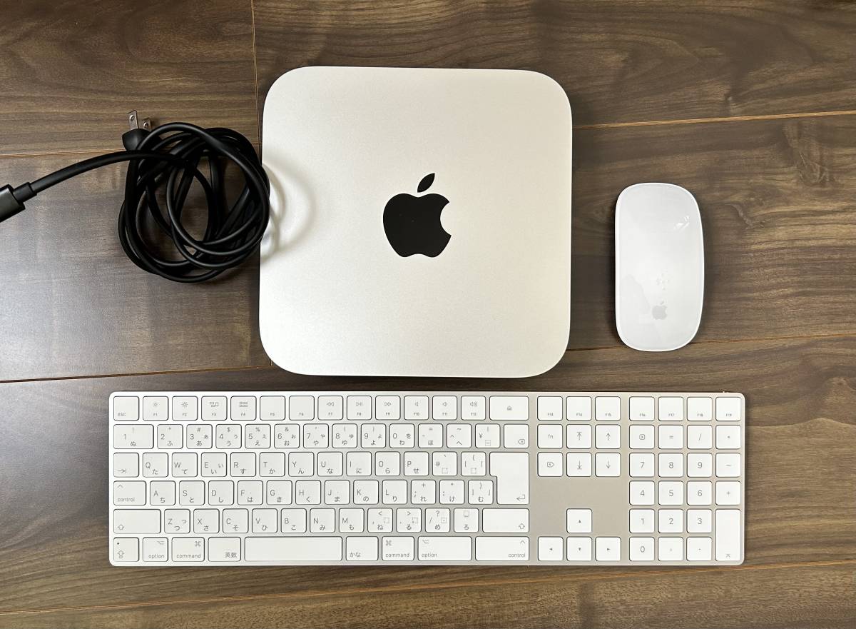 Mac mini［MGNT3J/A］2020 +Magic Mouse+Magic Keyboard+AppleCare残有 M1チップ 8GBメモリ 512GB SSD マックミニ