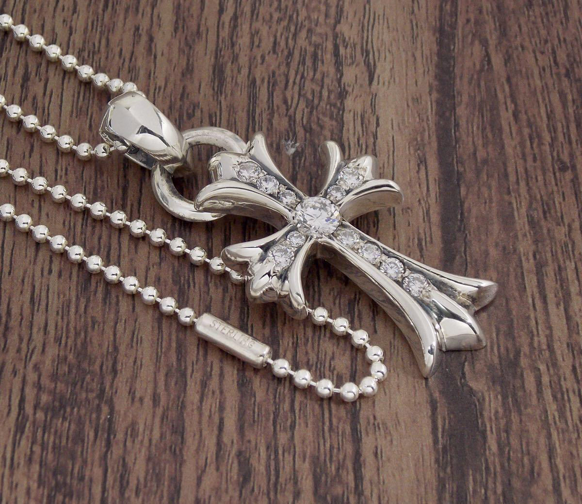 CHROME クロムハーツ HEARTS CH Pendant Small Bail With Cross W