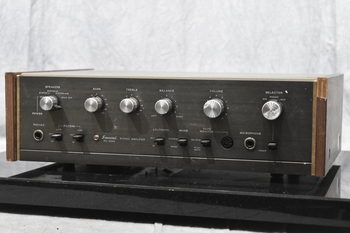 SANSUI/サンスイ プリメインアンプ AU-2000 昭和レトロSANSUI 【公式通販】