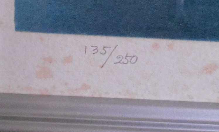 リトグラフ 杉山寧 □杉山寧 瀅 版画 38⁄250 日本画 絵画 額装飾 『