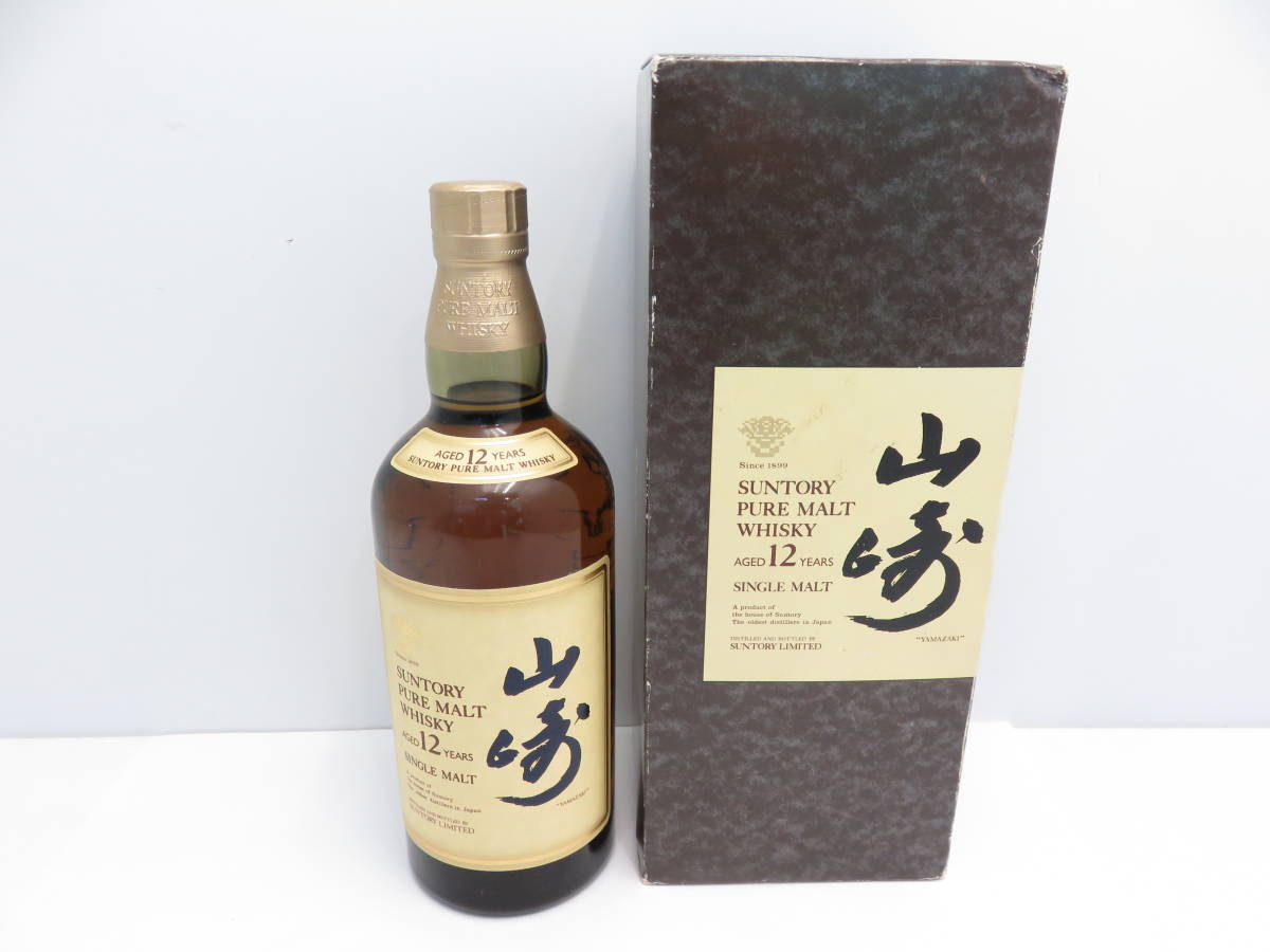 ☆未開栓☆ サントリー ピュアモルトウイスキー 山崎12年 容量750ml
