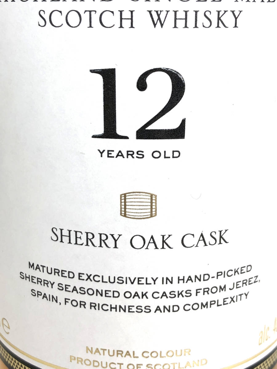 ザ マッカラン シェリーオーク 12年 12年 700ml シェリーオーク