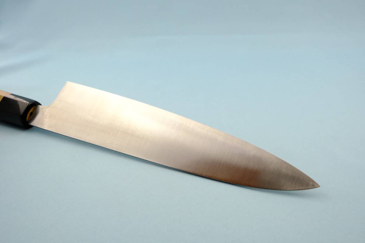 藤原良明 加藤清志 作 和 牛刀 240mm 青鋼 水焼き 包丁 Fujiwara 