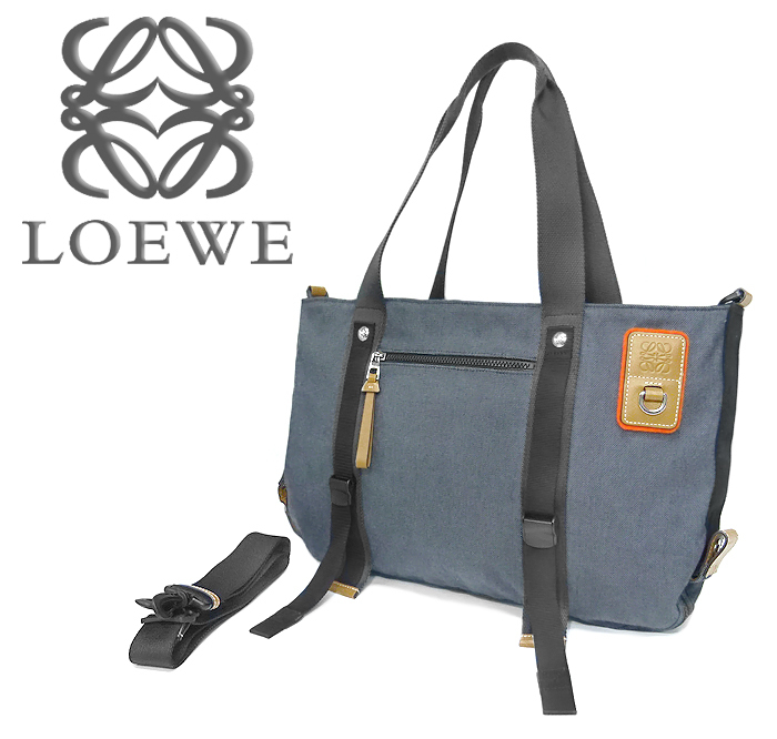 超美品 ほぼ未使用】 ロエベ LOEWE 2WAY トートバッグ 鞄 スポーツ 
