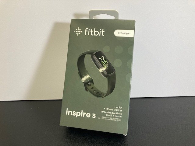 新品　スマートウォッチ　Fitbit フィットビット　Inspire3　インスパイア3　FB424BKBK-FRCJK