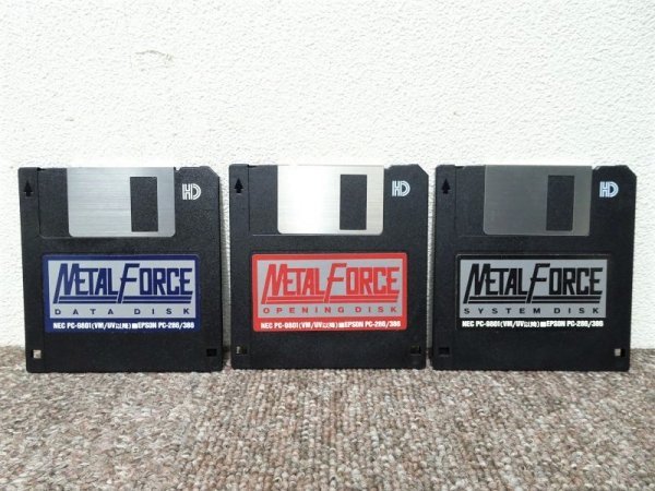 ラA02093☆メタル フォース METAL FORCE ゲーム ソフト / 箱なし PC 