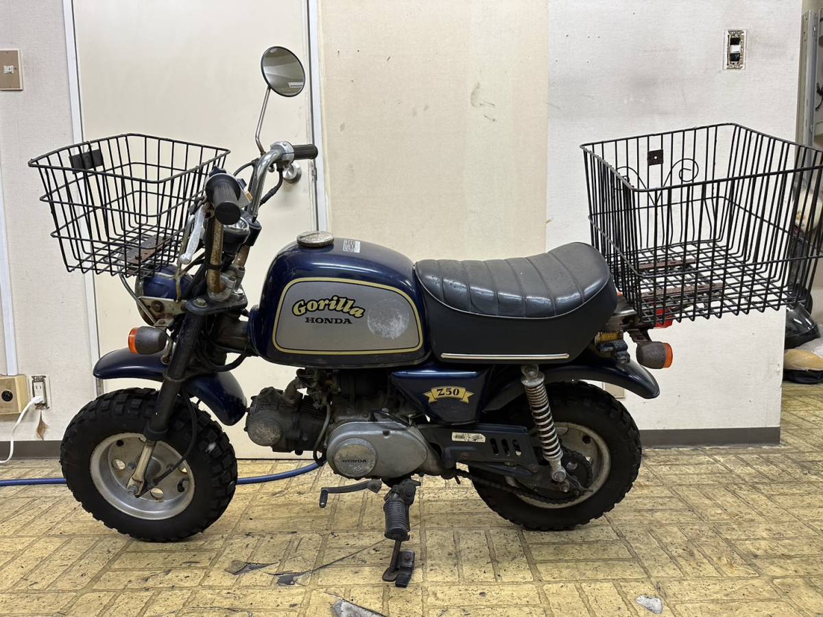 広島市中区から ホンダ Z50J GORILLA ゴリラ 初期型 6V 実働 ベース車 