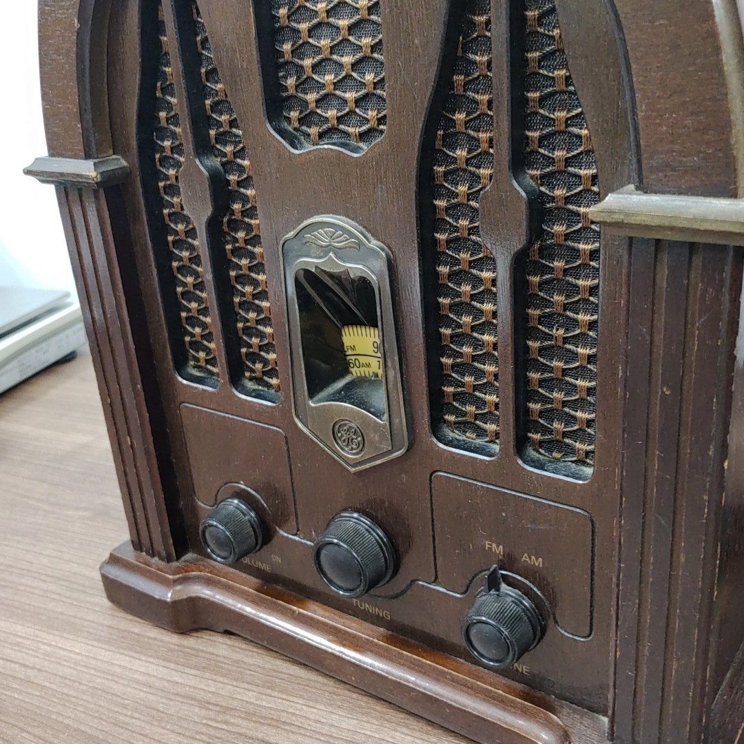 受信確認済み！トムソン　ラジオ 7-4100J 本体 昭和レトロ アンティーク THOMSON トムソン AM/FMラジオ 7-4100J 昭和
