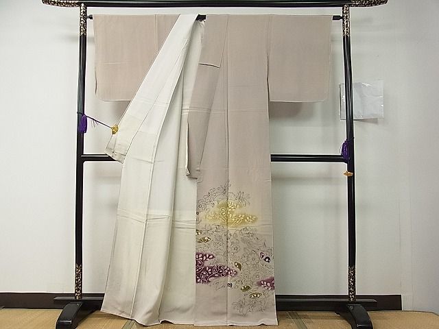 平和屋着物□京都祇園の老舗 ぎをん齋藤 色留袖 辻が花 手描き 逸品 