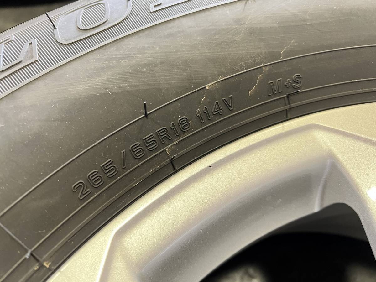 ランクル300 AX 純正アルミホイールタイヤセット ほぼ新車外し VJA300 