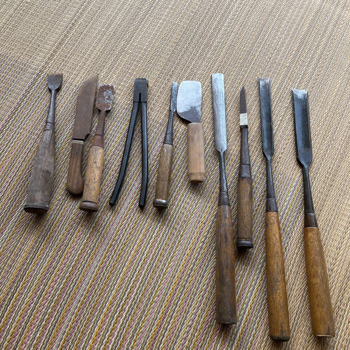 大工道具 古道具 レトロ ノミなどまとめて