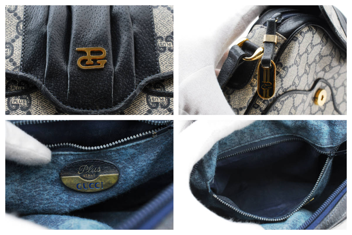 表側は美品です♡ 合成内側張り 難あり 訳あり グッチ GUCCI 巾着