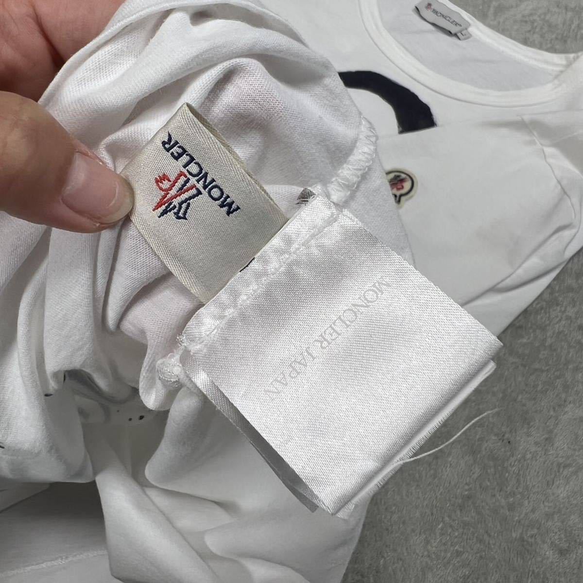 1円〜 極美品 MONCLER モンクレール ロゴデザイン 半袖Tシャツ