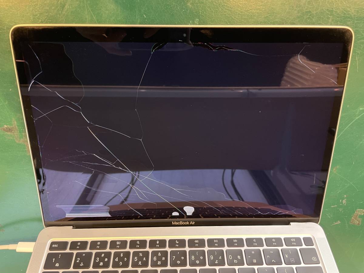 MacBook Air M1 13インチ A2337 シルバー ジャンク 上半身のみ 液晶パネルのみ【03】