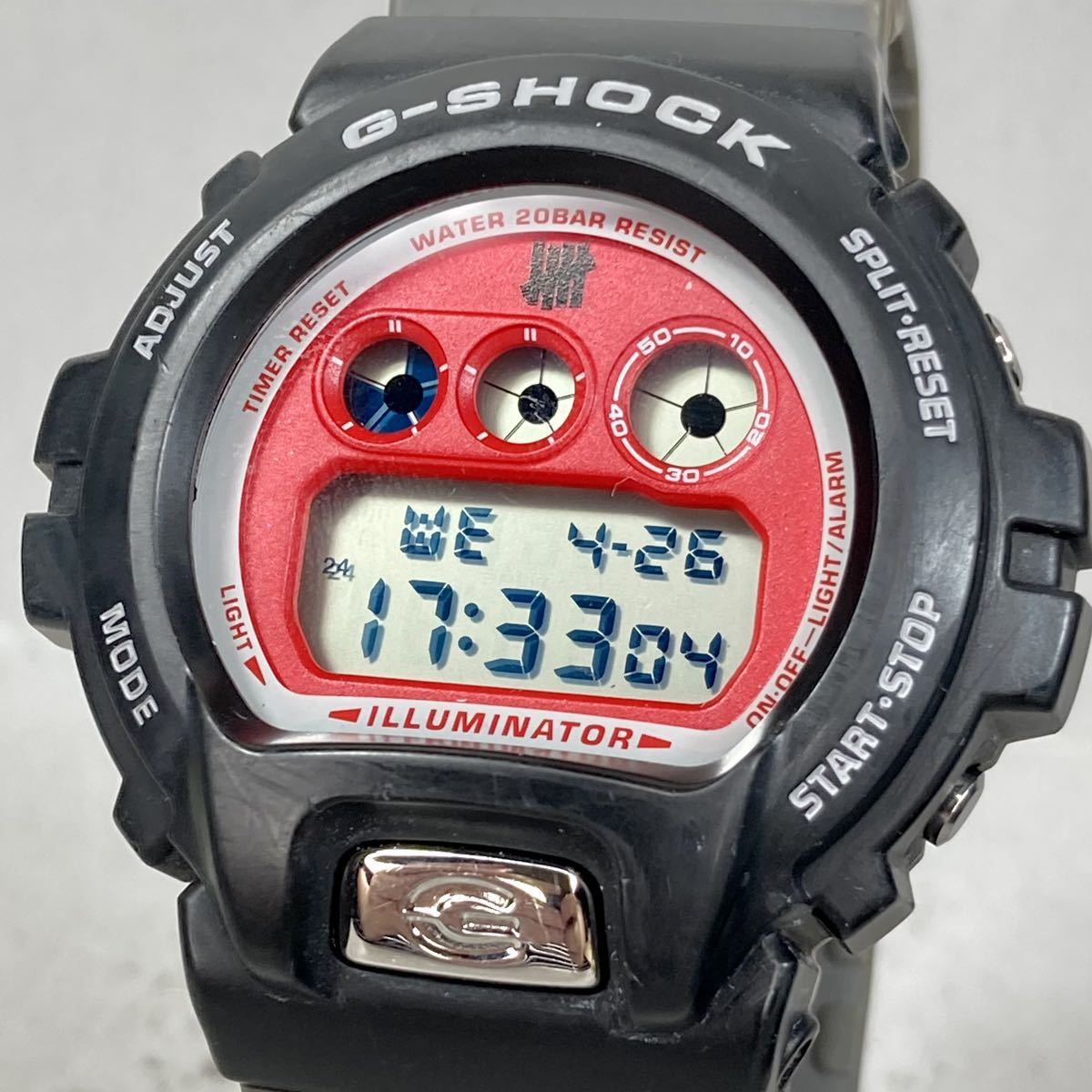 良品 CASIO G-SHOCK DW-6900UD-1JF undefeated アンディフィーテッド  