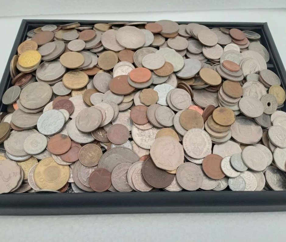 ＃228　外国銭 各国　 総重量8.5kgオーバー コレクター コレクション 現状保管品