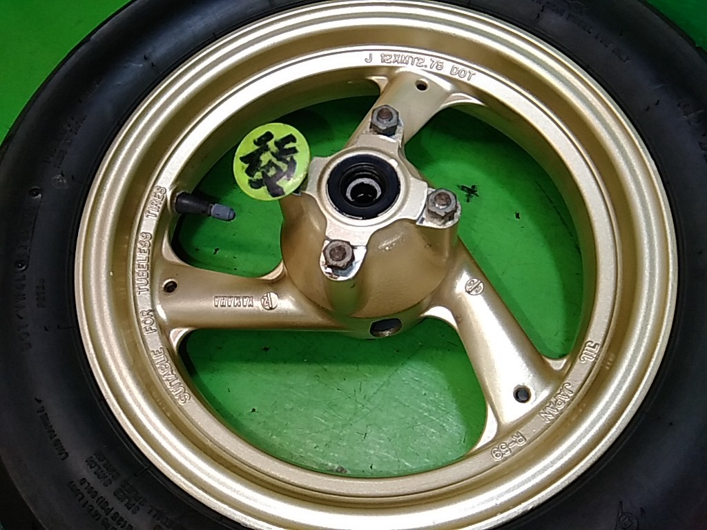 TZM50R TZ-M50R 4KJ 純正リアホイール＆タイヤ リアホイル 中古美品