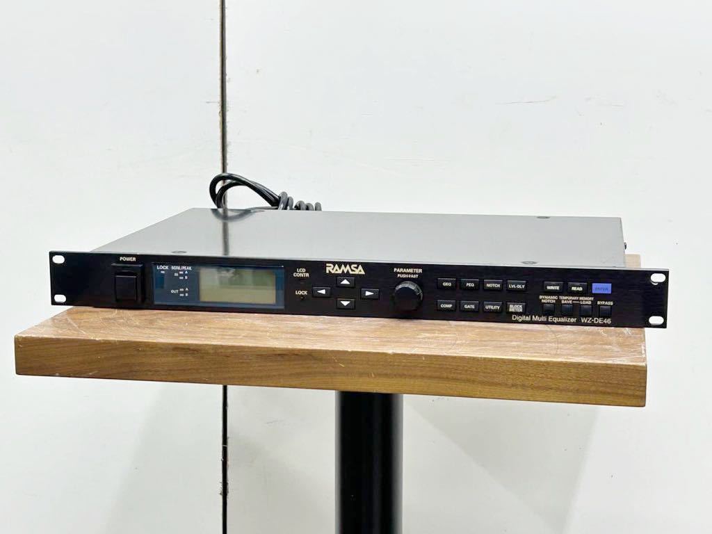 RAMSA/Panasonic WZ-DE40 デジタル マルチ イコライザー 動作品 Yahoo