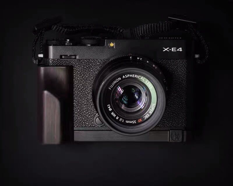 新品 FUJIFILM フジフイルム X-E4/XE4用 ハンドグリップ（黒檀