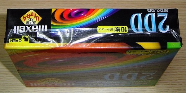 maxell 5インチ2DDフロッピーディスク10枚 未開封新品 MD2-DD 日本製 