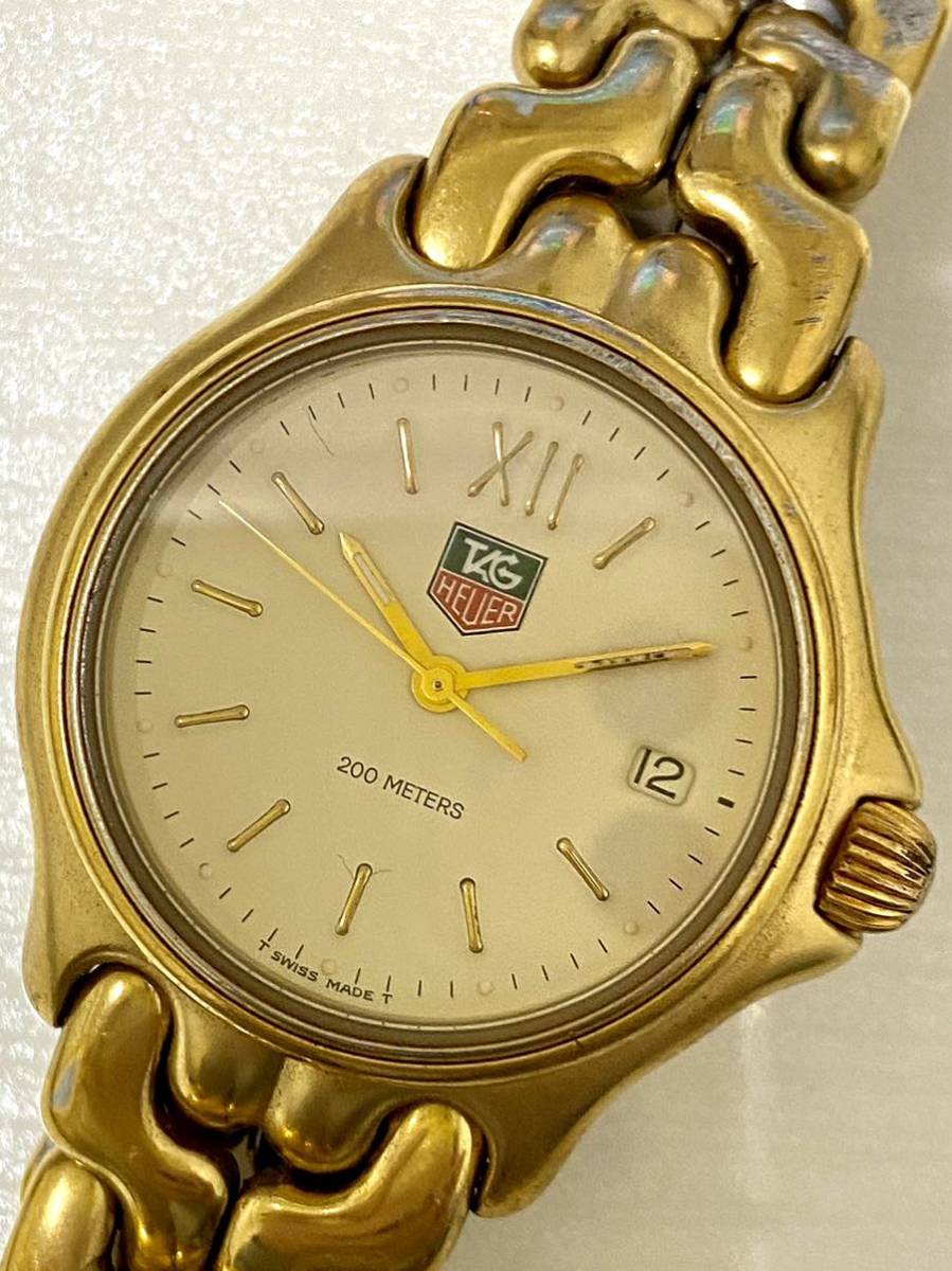 1円〜 N TAG HEUER タグホイヤー セル S04.713M ゴールドモデル