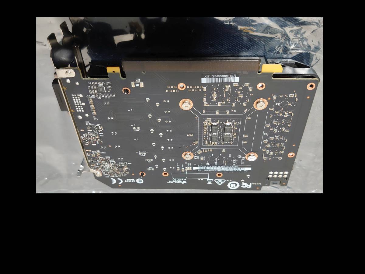 ジャンク】GeForce GTX 1660 Ti AERO ITX 6G OC（MSI/ショートサイズ