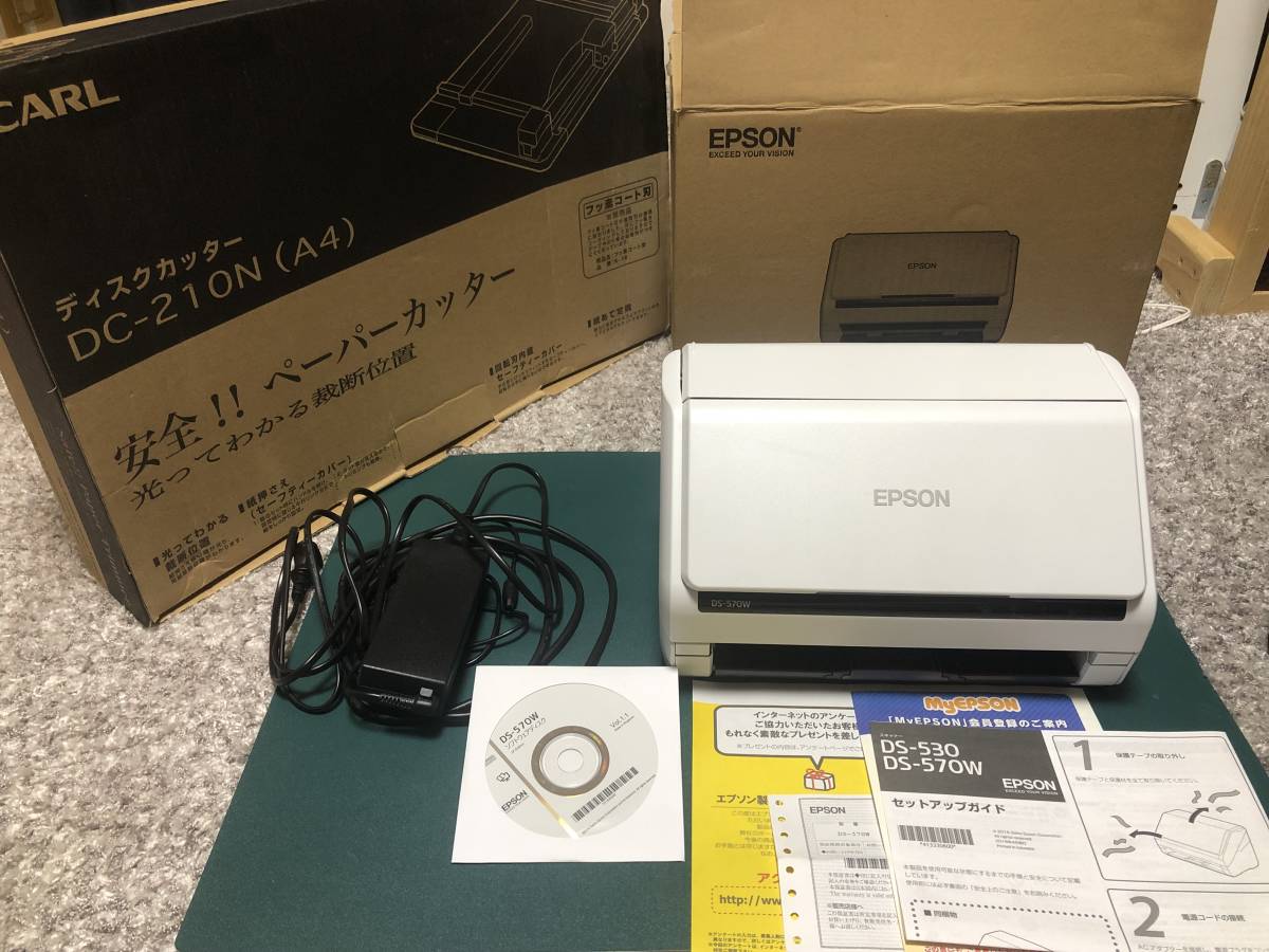 大得価，HOT EPSON エプソン スキャナー DS-570W (A4両面/Wi-Fi対応