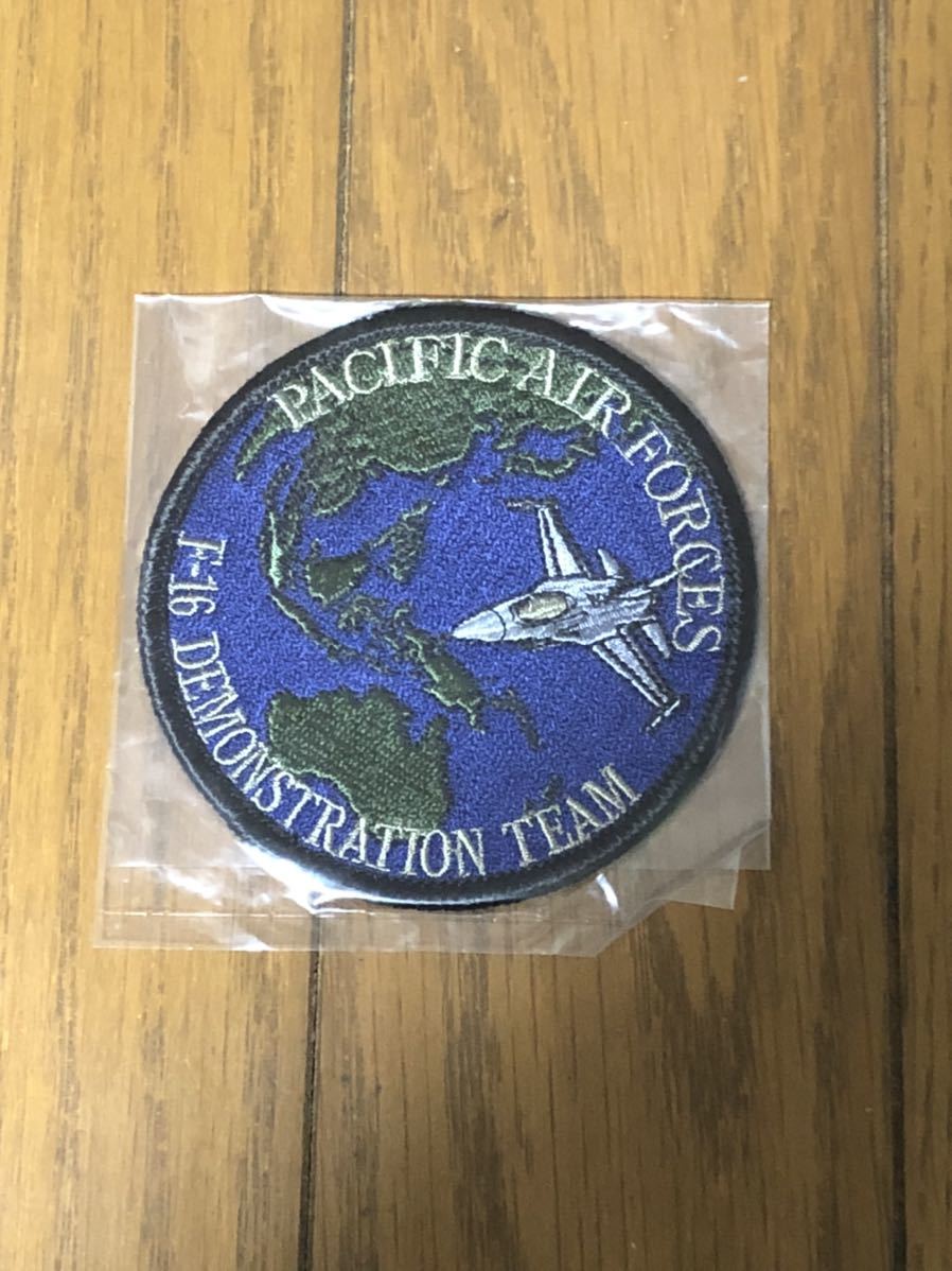 三沢基地 PACAF F-16 ワッペン アメリカ空軍 デモチーム F-16デモ