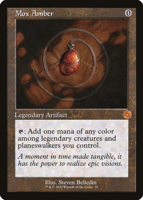 MTG モックス・アンバー 設計図 英語版 新しい モックスアンバー 英語版設計図 MTG EX](設計図)モックス