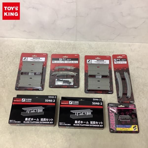 【限定SALE，大得価】 1円〜 ロクハン Zゲージ 島式ホーム 延長セット 曲線レール R245mm 30&deg;&times;6pcs 等(その他)｜売買されたオークション情報、yahooの商品情報をアーカイブ公開 - オークファン その他