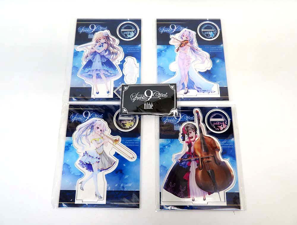 9-nine ぱれっと メインビジュアルアクリルスタンド セット Symphonic