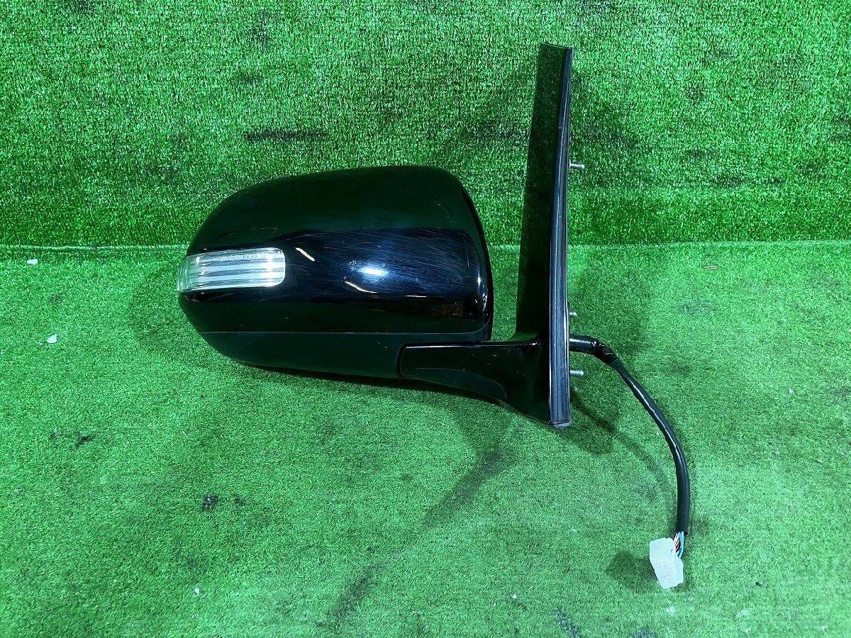 新S管理72797 H20 ヴェルファイア ANH20W】★右 ドアミラー 7Pカプラー★202 ブラック 動作確認済OK