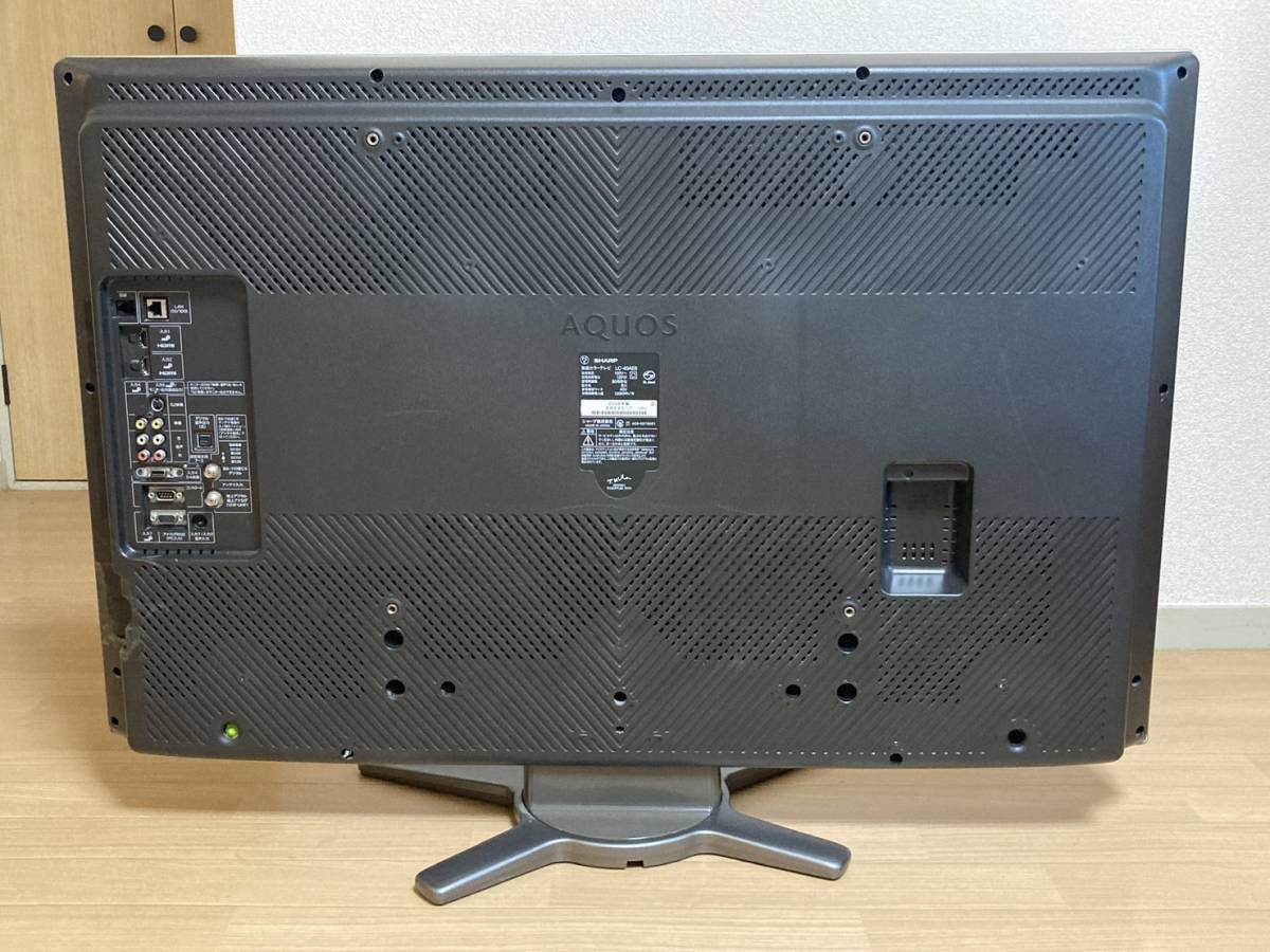 SHARP シャープ AQUOS アクオス 液晶カラーテレビ LC-40AE6 40型 2009 