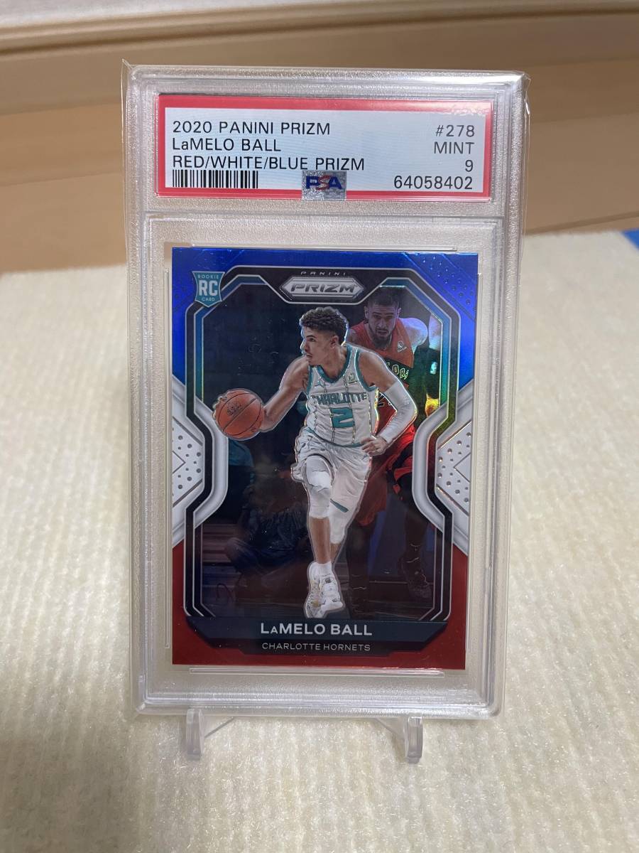 PSA 9] RC LAMELO BALL ラメロボール NBA PANINI PRIZM 2020-21 RED