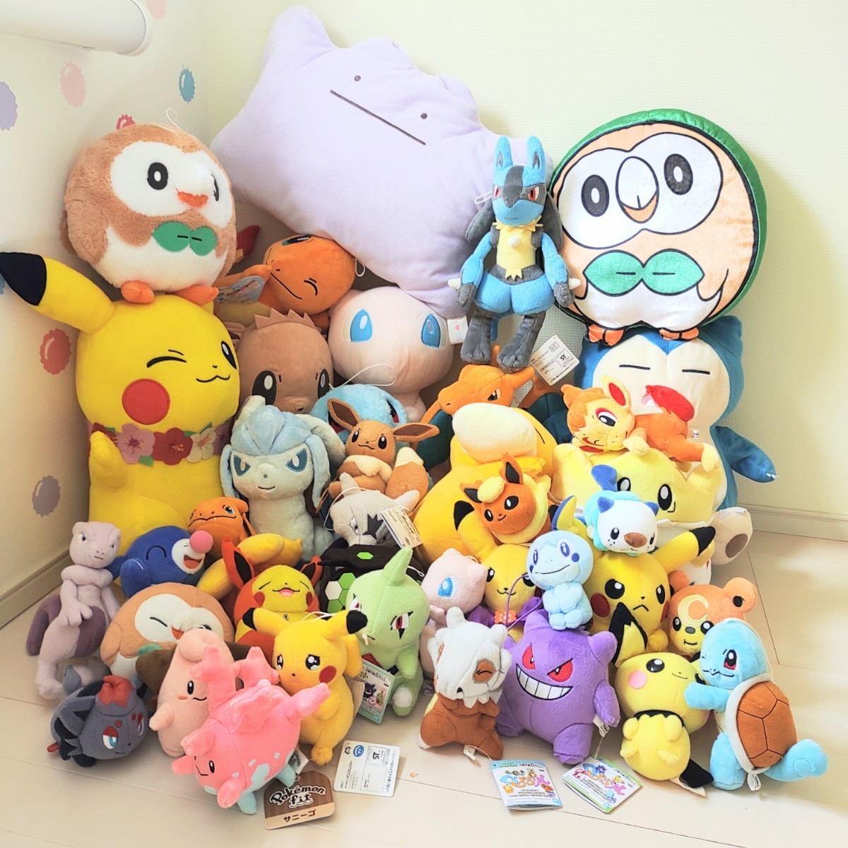 ポケットモンスター ポケモン ぬいぐるみ ピカチュウ まとめ 大量 