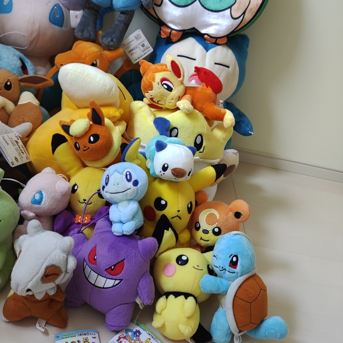 ポケットモンスター ポケモン ぬいぐるみ ピカチュウ まとめ 大量