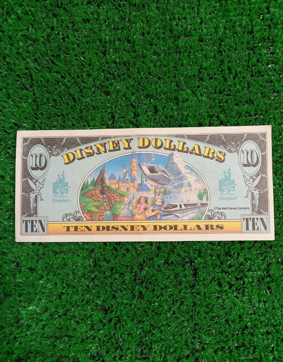Disney ディズニーダラー Dollars 10ドル 1ドル セット 5ドル 匿名発送