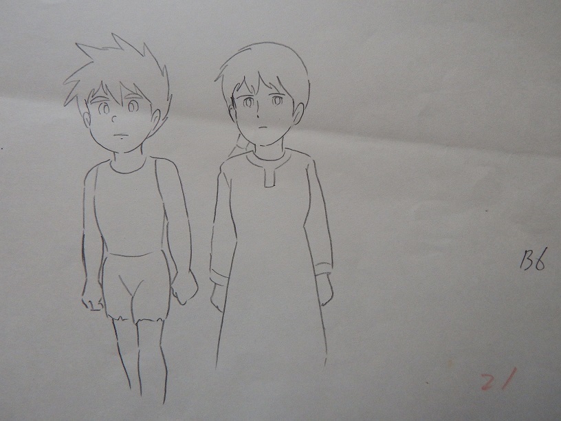 家宝級アニメ資料！！「未来少年コナン」◇まぼろしの宮崎駿監督直筆 