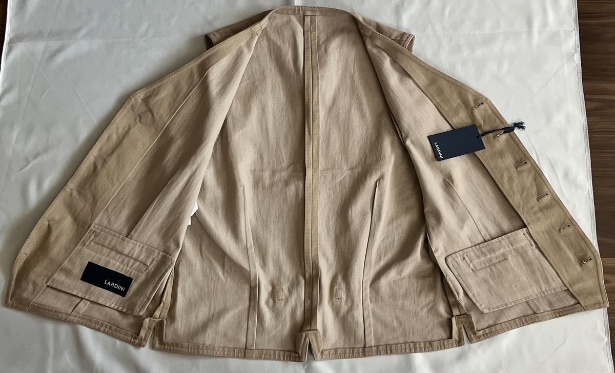 LARDINI 近年ロゴ ラルディーニ サイズ 46 S〜M ジレ ベスト 最高級 