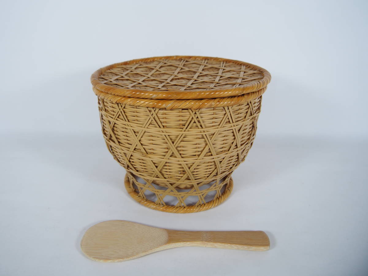 竹編 飯器 杓子付 御茶事 茶道具 23 429－24 茶道具 Yahoo