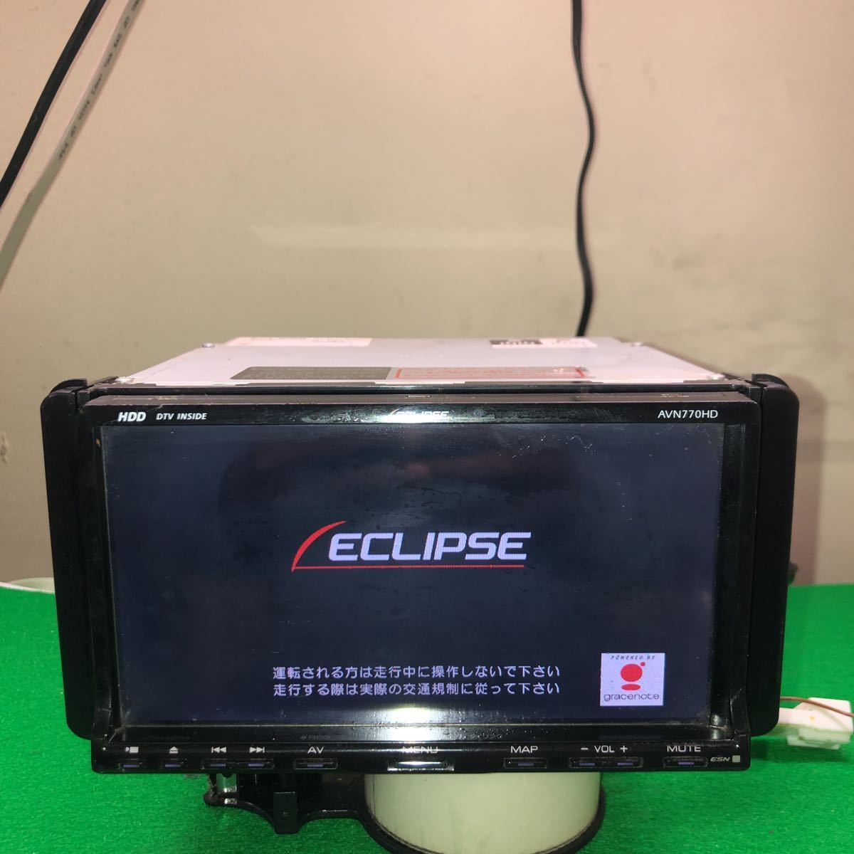 ECLIPSE イクリプス AVN770HD HDDナビ 地デジ フルセグTV CD DVDジャンク