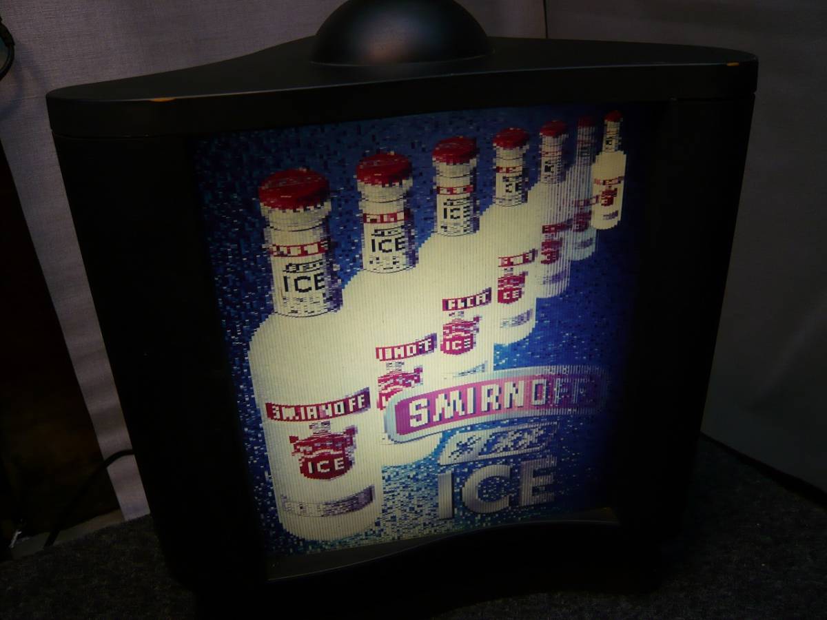 希少 非売品 スミノフ 大型 電光 電飾 看板 LED ライト ネオン サイン