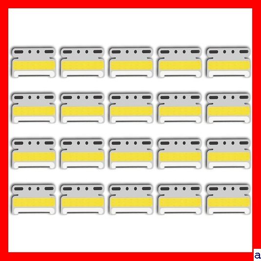 送料無料 HAMILO サイドマーカーランプ 防水 COB ライト トラック 薄型 約24V 20点セット 4109