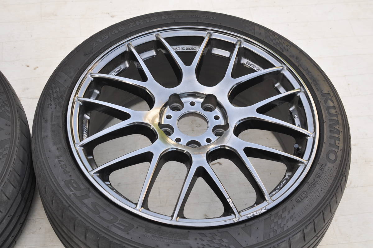 WORK EMOTION ワーク エモーション EMT M8R GTK 18インチ 7.5J +53 