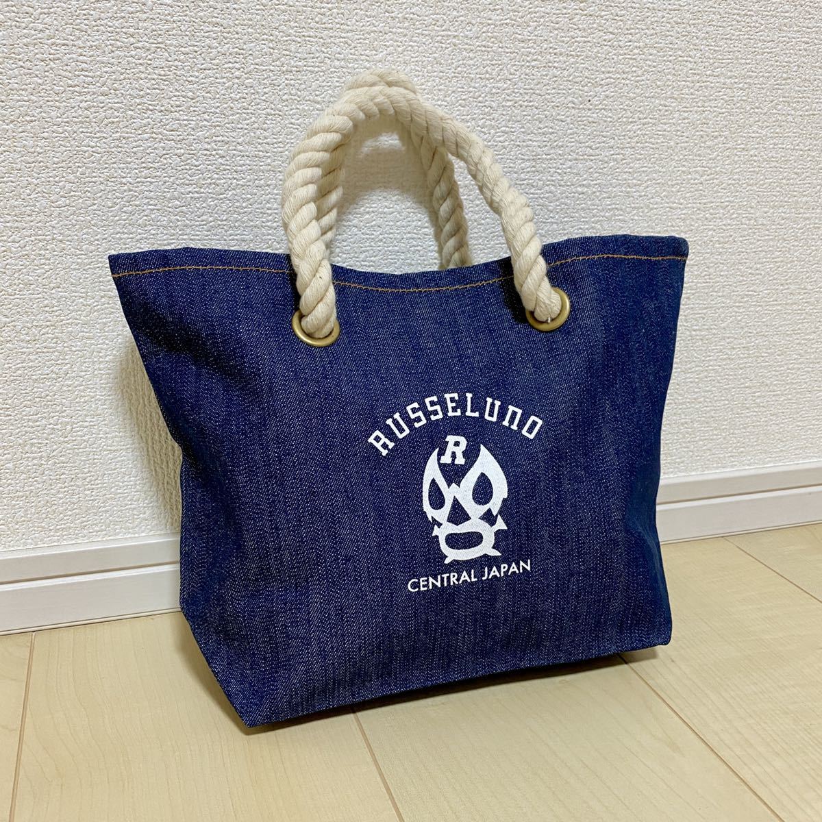 新品 ラッセルノ (RUSSELUNO) カートバッグ 多目的バッグ ルチャマスク デニム地 格安スタート！！