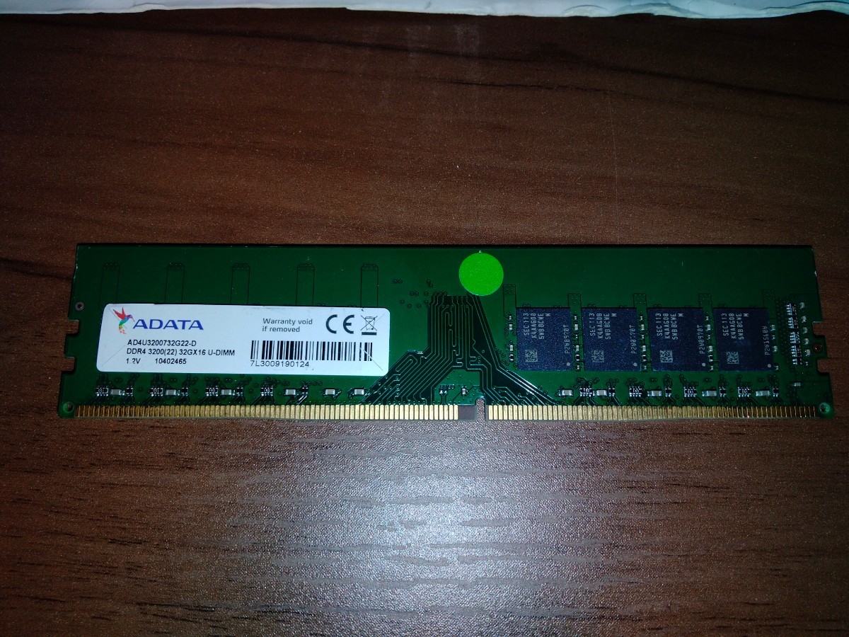 Apacer BLADE DDR4-3000MHz 16GB (8GB×2枚キット) 78.CAGPA.DFB0B 動作