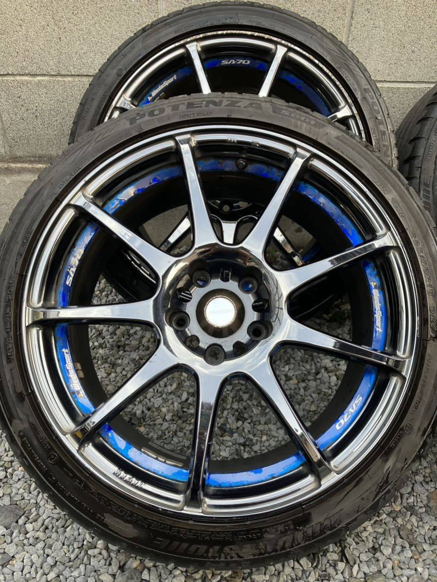 WedsSport SA70 17インチ×8J PCD114.3 5穴