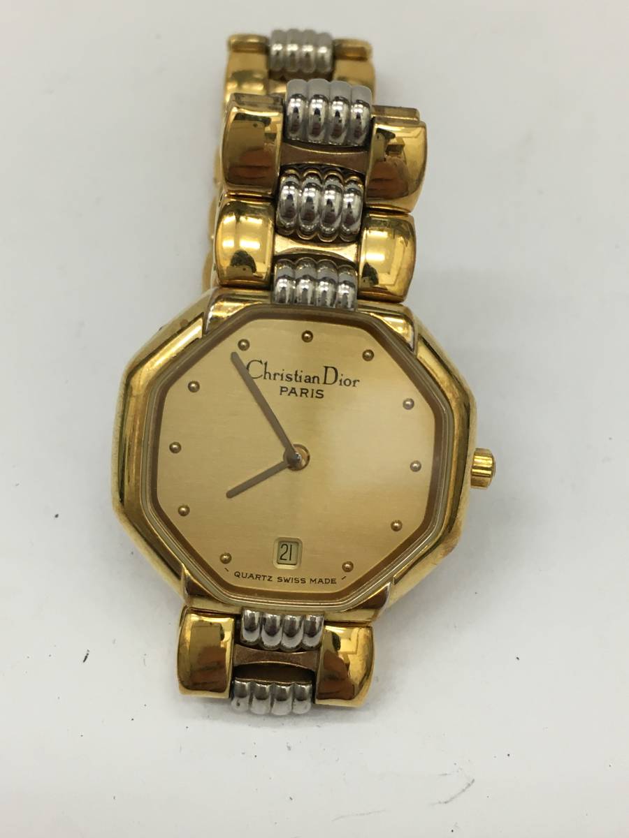 Dior オクタゴン Christian レディース腕時計 dyf2ss シャンパン 6470