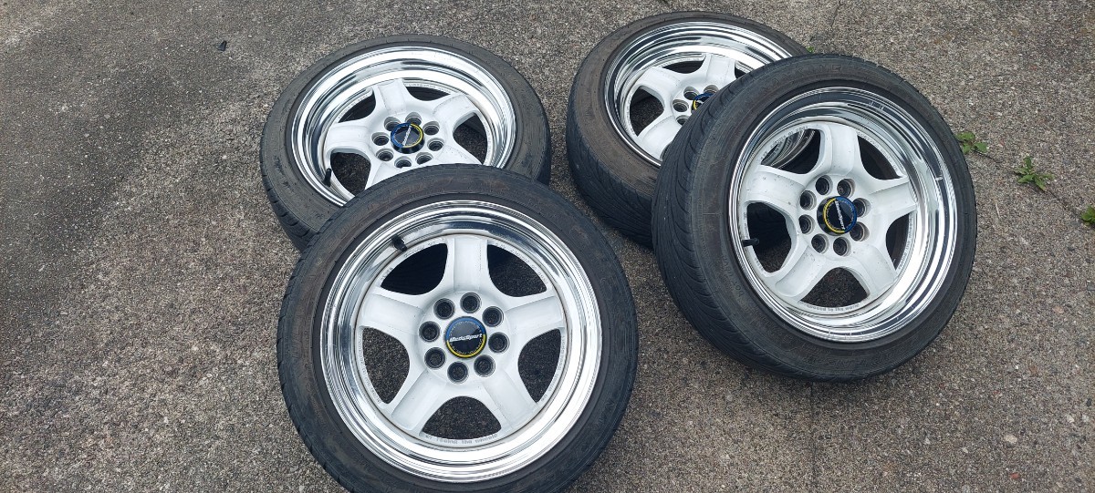 Weds RS-5 14インチ 6J＋24 2本 6J＋30 2本 155/55 ナンカン タイヤ付き 4本セット 軽 アルト ビート 