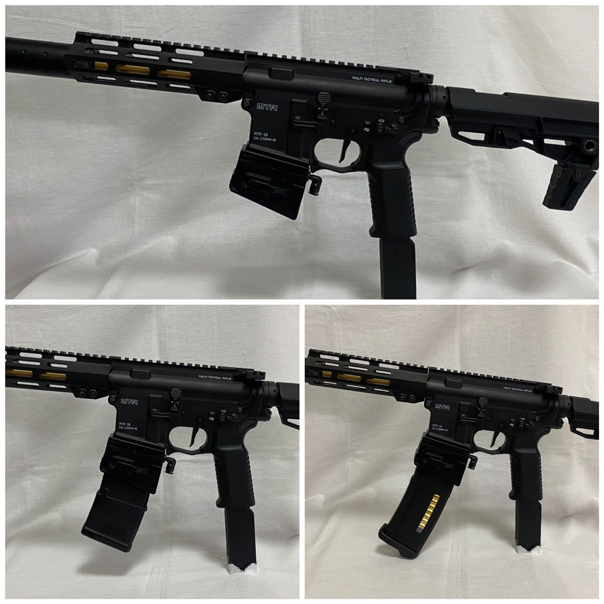 東京マルイ ガスブローバックライフル M4用外部ソースアダプター 東京